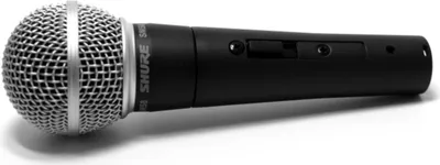 Produktbild von Shure SM58SE Dynamisches Gesangsmikrofon mit Nierencharakteristik, de Ein/Aus-Schalter, integrierter Pop-Filter, de A25D Mikrofonclip, de Aufbewahrungstasche, de 3-Pin XLR-Anschluss de
