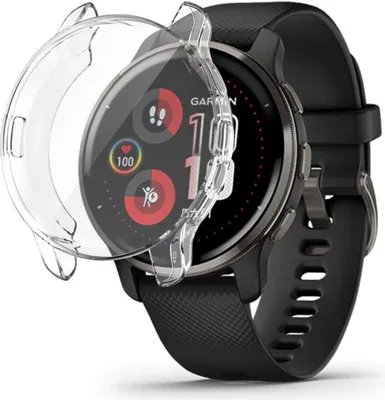 Produktbild von Strap-it Garmin Venu 2 Plus TPU-Hülle (Transparent)