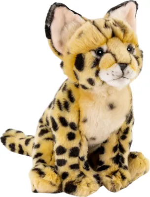 Obrázek produktu pro Carl Dick Serval kočka cca 26cm.  Plyšová hračka, plyšová hračka, plyšák 3702