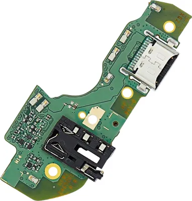 Produktbild von Clappio, Ersatzteil USB-C Ladebuchse mit Mikrofon und Klinkenstecker für Samsung Galaxy A22 5G, Schwarz