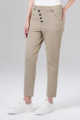 Produktbild von M.O.D Miracle of Denim Iris Boy Fit Jeans Damen Khaki