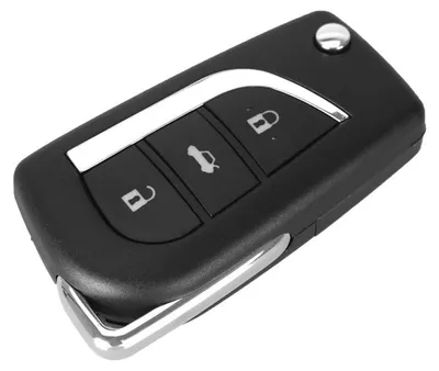 Zdjęcie produktu dla Kompletny klucz samochodowy Techstar® kompatybilny z Toyotą, 433 MHz, 4D67, 3 przyciski