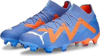 Produktbild von PUMA Future Ultimate FG/AG Fußballschuhe Damen 01 - blue glimmer/puma white/ultra orange 39