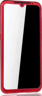 Produktbild von Handyhülle Schutzhülle für Xiaomi Mi 9 Full Case Cover Displayschutz 360 Rot