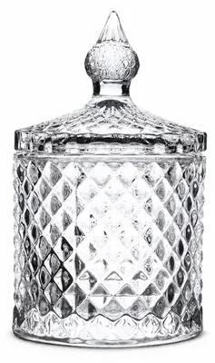 Produktbild von Unlackiertes Kerzenglas N10 001, 300 ml - transparent in Kristalloptik, 1 Stk.