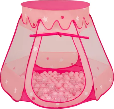 Produktbild von Selonis Spielzelt 105x90cm 200 Bälle ∅6cm Zelt Mit Bunten Bällen Für Babys Und Kinder