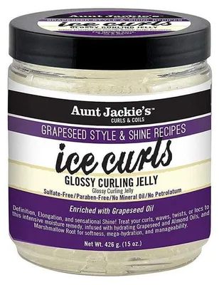 Obrázek produktu pro Aunt Jackie's Grapeseed Ice Curls Curling Jelly 15oz.