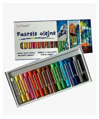 Produktbild von Majewski Ölpastellstifte, 16 Farben