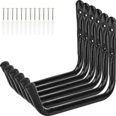 Produktbild von Famanu Aufbewahrungshaken 28 cm - 6 Stück Wandhaken für Garage