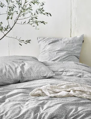 Produktbild von Irisette Seersucker Bettwäsche-Garnitur Easy 8516  Farbe silber Größe  135x200+80x80cm