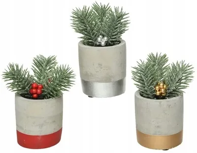 Imagen del producto de Planta artificial en maceta, decoración para mesa, 12 cm