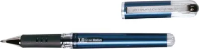Image de Roller à encre gel Pentel HybridGel Grip DX 0,5 mm noir rechargeable