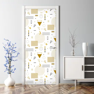 Produktbild von Dekorative Türtapete selbstklebend Klebefolie Türposter Tapete Türaufkleber Abstraktion 85 x 200 cm