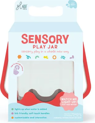 Produktbild von Récipient de jeu sensoriel glo Pals rouge