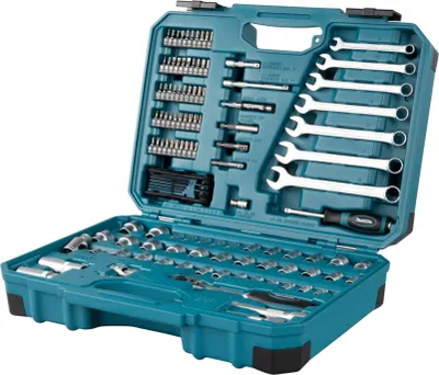 Obrázek produktu pro Makita E-06616 3/8" bity/nástrčné klíče/očkoploché klíče/ráčna, 120ks