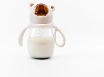 Obrázek produktu pro Kojenecká lahev Kidnort Jordbaer 300ml 6m+ béžová