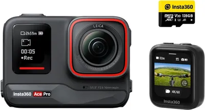 Zdjęcie produktu dla Zestaw GPS Insta360 Ace Pro wodoodporna kamera sportowa 4K 2024