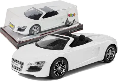 Produktbild von Sklápacie autíčko na ťahanie biele 1:18