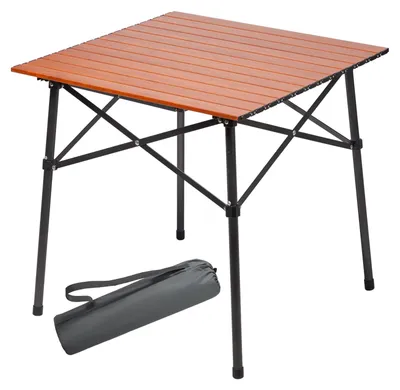 Produktbild von Klappbare Campingtafel - Aluminium - 70 x 70 x 67 cm - 4,3 kg - Mit Tragetasche