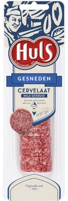 Image de Huls Gesneden Cervelaat 175g – Fine saucisse séchée à l'air libre en tranches