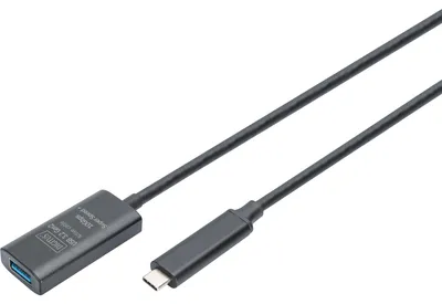 Image de DIGITUS Verlängerungskabel USB-C->USB-A St./Bu. 10G 5,00m
