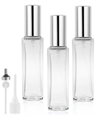 Produktbild von Parfümzerstäuber 20ml, 3 Stück, transparent, nachfüllbar, für Reise