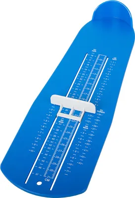 Produktbild von Verk 01824 Fußlängenmesser für Kinder, 15–31 cm, blau
