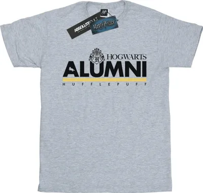 Produktbild von Harry Potter - "Hogwarts Hufflepuff" T-Shirt für Herren BI30077 (M) (Grau)