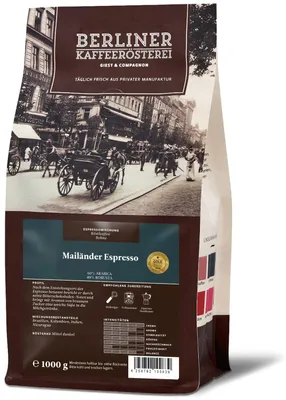 Produktbild von MEDIMAX 1060107, 1 kg, Espresso, Medium-dark roast, 1 Stück(e)