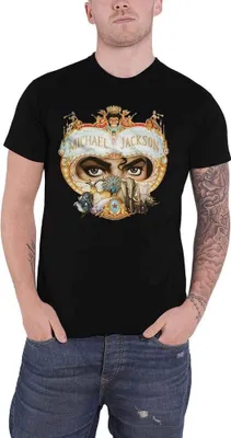 Image de Michael Jackson - T-shirt "Dangerous" pour homme/femme unie RO2415 (XL) (Noir)
