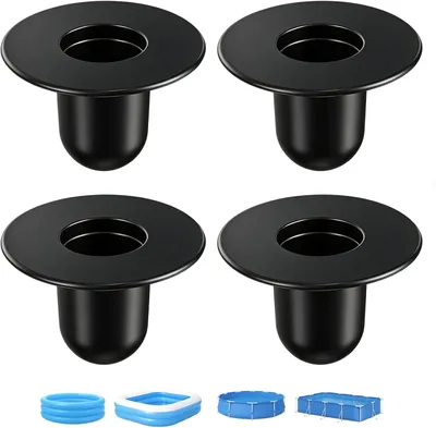 Imagen del producto de Juntas de goma para piscinas, 4 unidades, para sellar conexiones de bombas