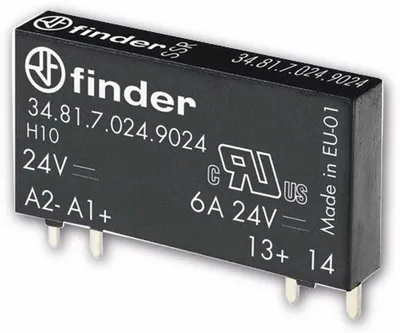 Image de FINDER Relais SSR 34.81, 24 V-, 1xEIN, 6 A/24 V-