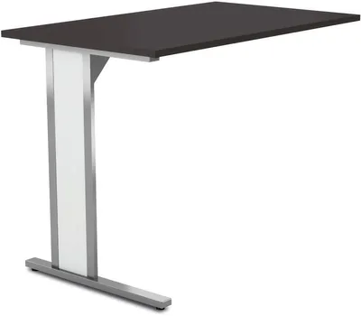 Produktbild von Anbautisch Aveto Wangengestell 100x60x68-76cm höhenverstellbar anthrazit