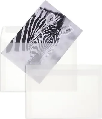 Produktbild von Briefumschläge Offset C5 100g/qm HK transparent-weiß VE=100 Stück