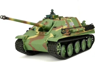 Immagine prodotto di Carro armato RC "Jagdpanther" Heng Long 1:16 con fumo e suono e cambio in acciaio - V7.0 - 2,4Ghz