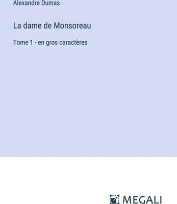 Produktbild von La dame de Monsoreau