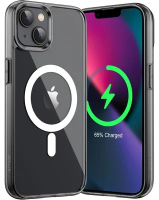 Obrázek produktu pro Ochranný kryt pro iPhone 13 (6,1 palců), kompatibilní s MagSafe, průhledný, černý