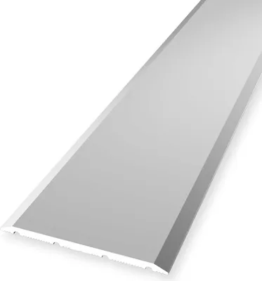 Produktbild von Übergangsschiene 2 x 40 x 1000 mm Übergangsprofil Übergangsleiste Aluminium eloxiert Glatt Selbstklebend Silber Küberit