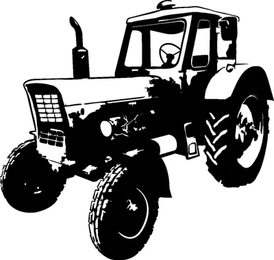 Produktbild von Belarus-Traktor, Oldtimer Traktor, Belarus, DDR Traktor, Autoaufkleber