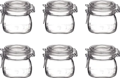 Immagine prodotto di Contenitore per alimenti Bormioli Rocco Fido Vetro trasparente (500 ml) (6 pezzi)
