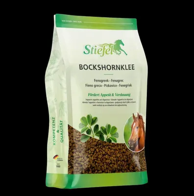 Produktbild von Stiefel Pferdefutterergänzung Bockshornkleesamen, natürliche Quelle für Aminosäuren & Mineralien, 25 % Rohprotein, 1 kg