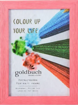 Produktbild von Goldbuch Colour Up Porträtrahmen, rosarot, für 1 Foto, 13x18 cm