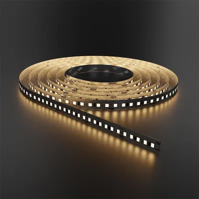 Immagine prodotto di Striscia LED Braytron, rotolo da 10 metri, 24 V – Estremamente luminosa, 20 W/m – 240 LED/m – 2600 lm/m – CRI 80 – 26.000 lumen – Autoadesiva 3M – Striscia LED IP20 – 3000 K