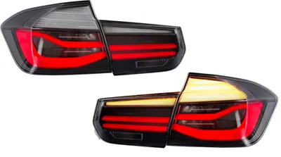 Obrázek produktu pro Zadní světla LED, černá, s dynamickým směrovým světlem, pro BMW F30, sedan, modely 2011-2019