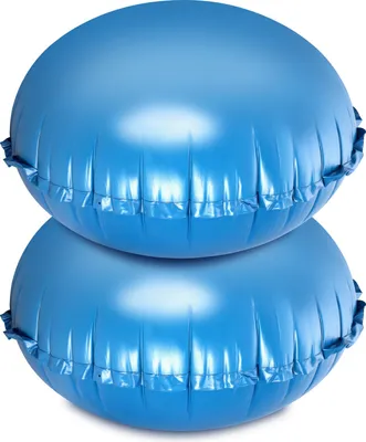 Produktbild von Vigevee Poolkissen Rund 300cm | Winterkissen für Pool | Luftkissen Poolabdeckung | Frostbeständig bis -25°C | 0.4mm PVC mit Spiralluftventil | 2 Stück