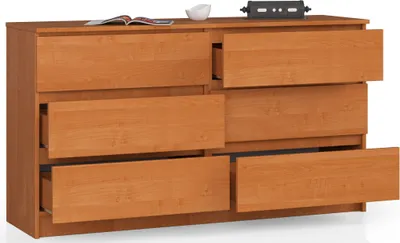 Produktbild von AKORD Furniture Factory OP0LK-1OLC004, 6 Schublade(n), Matt, 16 mm, 60 cm, 400 mm, 1380 mm