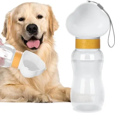 Produktbild von Wasserdichte Hundetrinkflasche 600ml, -frei, für unterwegs