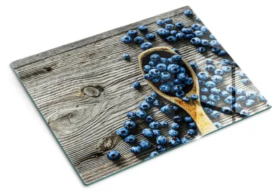 Imagen del producto de Tabla de cortar de vidrio - 40x30 cm - Tabla para la cocina - Vidrio templado - Protector para encimeras - Tabla para servir - Resistente al calor - Beerenwald