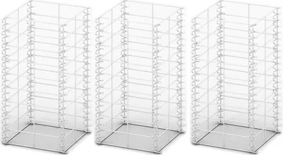 Produktbild von vidaXL Gabionová súprava 3 ks Pozinkovaný drôt 25 × 25 × 50 cm