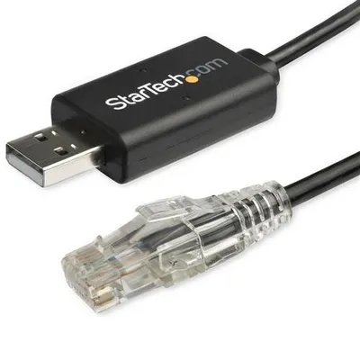 Obrázok produktu pre StarTech.com ICUSBROLLOVR, RJ-45, USB 2.0 Type-A, 1,8 m, Čierna